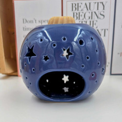 Brûle-parfums iridescent violet