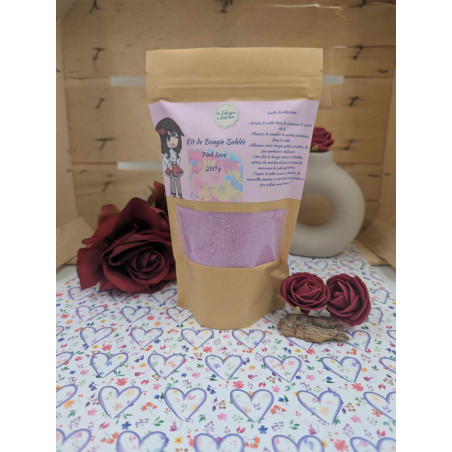 Bougie Sablée Pink Love