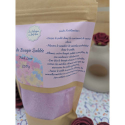 Bougie Sablée Pink Love