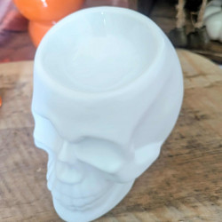 Brûle-parfum White skull