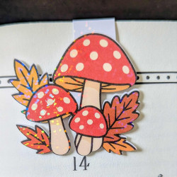 Marque-page Champignons