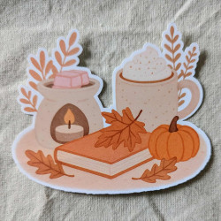 Sticker Automne Cosy