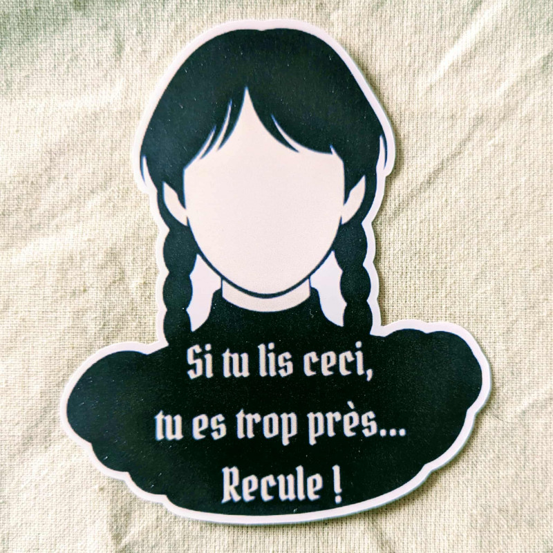 Sticker Recule !