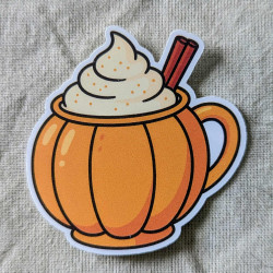 Sticker Pumpkin Spice Latte