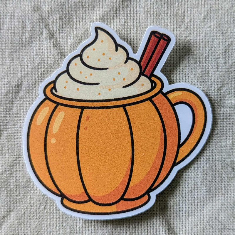 Sticker Pumpkin Spice Latte
