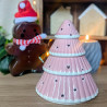 Brûle-parfums Le Sapin Enchanté Rose