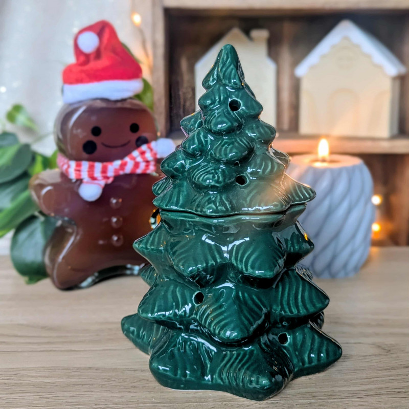 Brûle-parfums Sapin Majestueux Vert