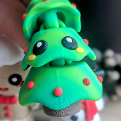 Lot de 3 Figurines Kawaïï de Noël