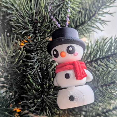 Suspension Bonhomme de Neige Kawaïï