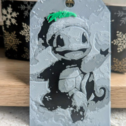 Étiquette Cadeau Carapuce