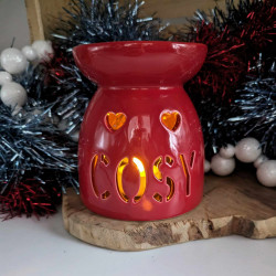Brûle-parfum Cosy rouge